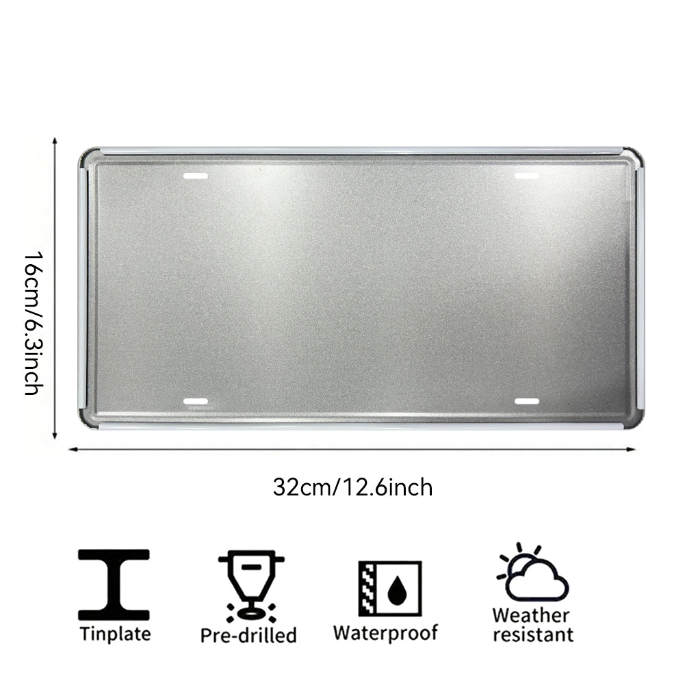 Ohio DCZ 2954 - Tin License Plate Sign(6*12Inch)
