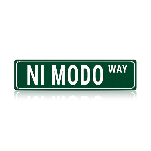 Funny Spanglish Vintage Wall Decor - NI MODO.way