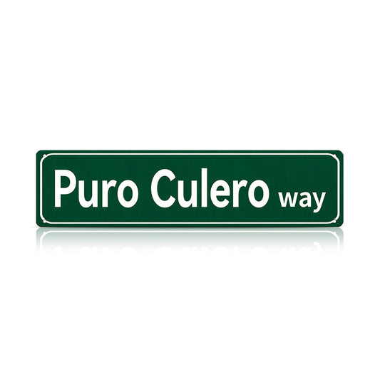 Funny Spanglish Vintage Wall Decor - Puro Culero.way
