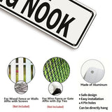 Welcome to the Reading Nook Metal Sign