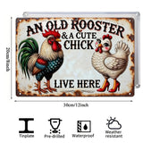 Farmhouse Couple Metal Sign