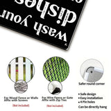 Wash Your Dishes Love Mom Metal Sign