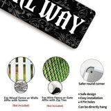 Goth Girl Way Metal Sign