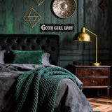 Goth Girl Way Metal Sign