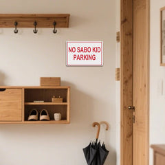 Funny Spanglish Meme – No Sabo Kid Parking Metal Sign