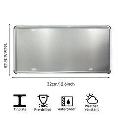 Massachusetts 26T M27 - Tin License Plate Sign(6*12Inch)