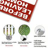 Before Leaving Home Checklist Metal Sign