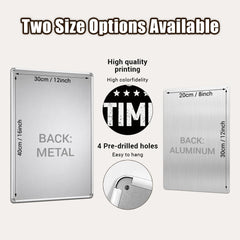 Mike Told You Metal Sign – Funny Garage Workshop Decor