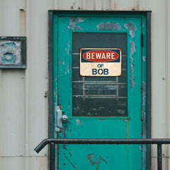 Custom “Beware of Your Name” Metal Sign
