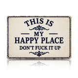 Funny Garden Fence & Patio Decor - This Is My Custom Text Don’t Fuck It Up