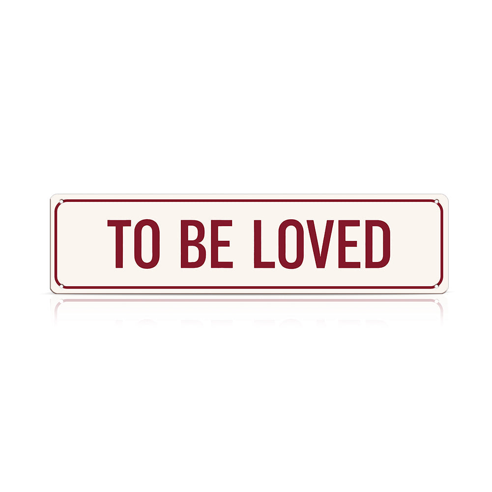 BLONDE BLVD Love Is a Way – Valentine’s Day Metal Street Sign Bundle (4 pcs)
