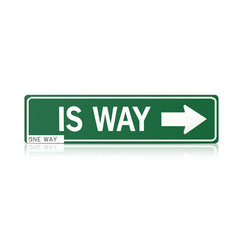 BLONDE BLVD Love Is a Way – Valentine’s Day Metal Street Sign Bundle (4 pcs)