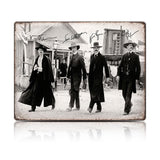 Western Gunslinger Metal Sign – Old West Cowboy Wall Decor