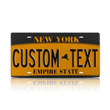 Custom New York License Plate Metal Sign - Go Knicks