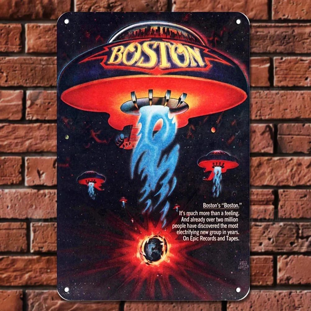 Boston Debut Album Cover Spaceship