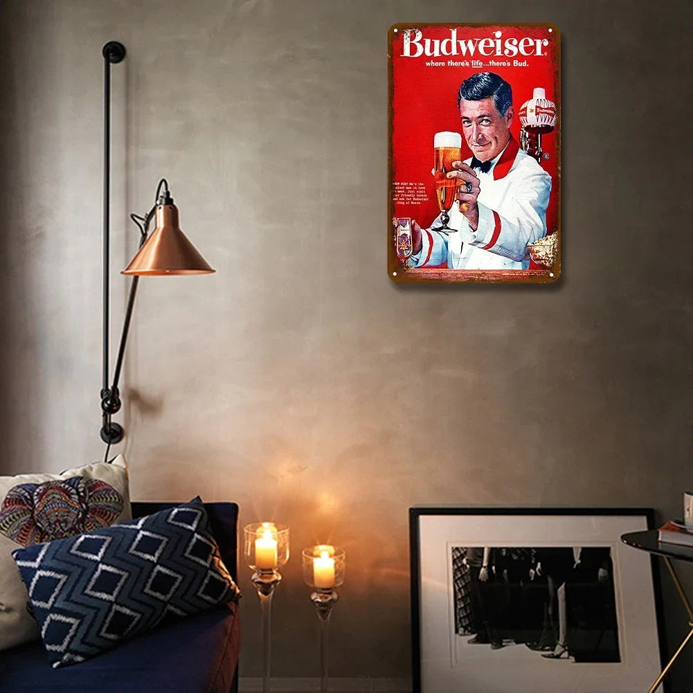 Vintage Budweiser "Where There's Life"