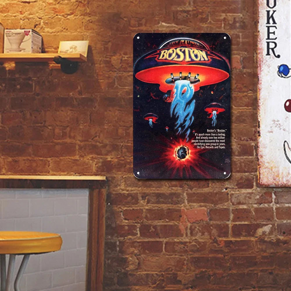 Boston Debut Album Cover Spaceship