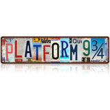 “Love You Bye” and More License Plate Metal Sign