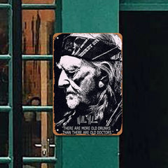 Willie Nelson "Old Drunks" Quote Portrait