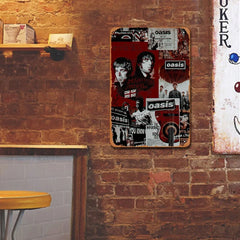 Oasis Rock Music History Collage