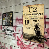 U2 "The Joshua Tree" Tour Rotterdam 1987 Concert Ticket