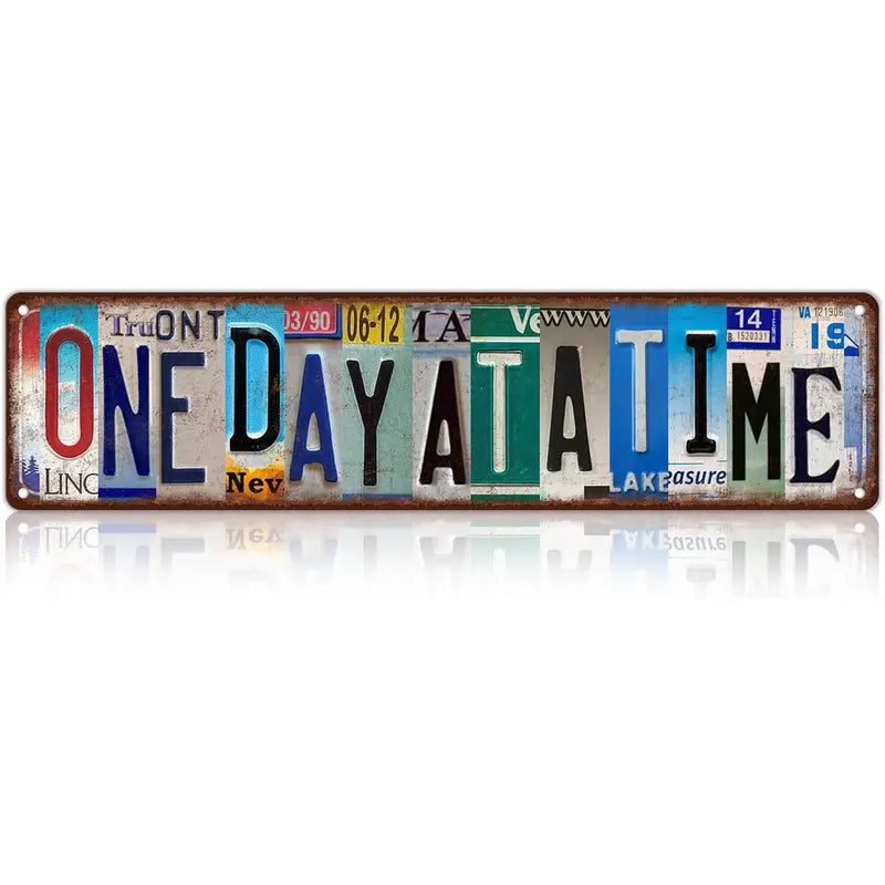 “Love You Bye” and More License Plate Metal Sign
