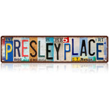 “Love You Bye” and More License Plate Metal Sign