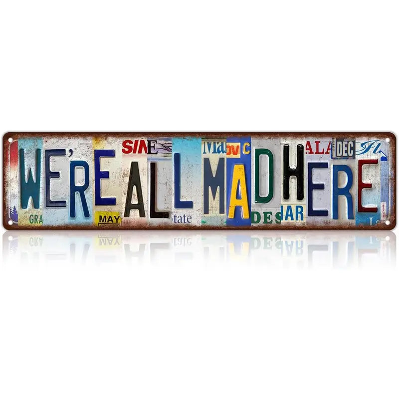 “Love You Bye” and More License Plate Metal Sign