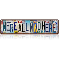 “Love You Bye” and More License Plate Metal Sign