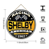 Shelby American Racing Round Metal Sign – Est. 1962