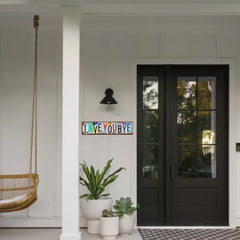 “Love You Bye” and More License Plate Metal Sign