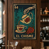 El Chisme Lotería Metal Sign
