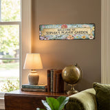 Custom Floral Garden Metal Sign