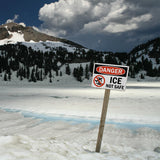 Danger "ICE" Not Safe Classic Industrial Warning Style