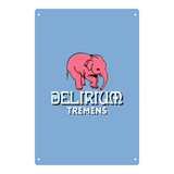 Delirium Tremens Pink Elephant Metal Sign