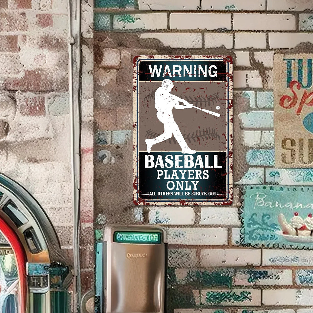 Warning Baseball Players Only
