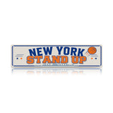 New York Stand Up Metal Sign