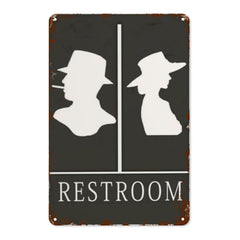 Film Noir Style Restroom