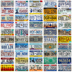 50pcs - 50 U.S. States - Car License(6*12Inch)