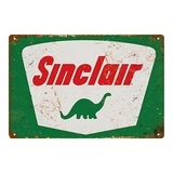 Sinclair Dino Vintage Tin Sign