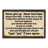 Never Give Up
