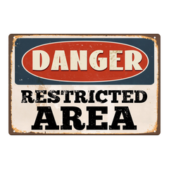 Danger Restricted Area