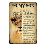 To My Son – Vintage Lion Crown
