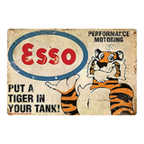 Esso Tiger ‘Put a Tiger in Your Tank’ Tin Sign