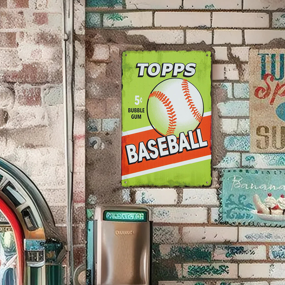 Vintage Topps Baseball Bubble Gum