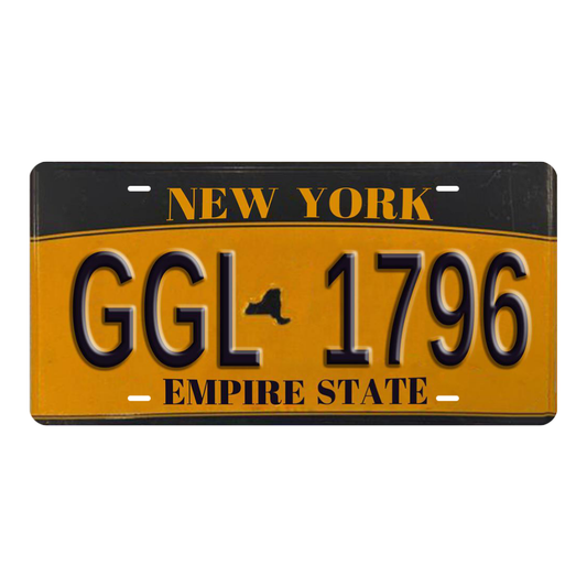 New York GGL-1796 - Tin License Plate Sign(6*12Inch)