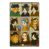 Famous Paintings Cat Parody