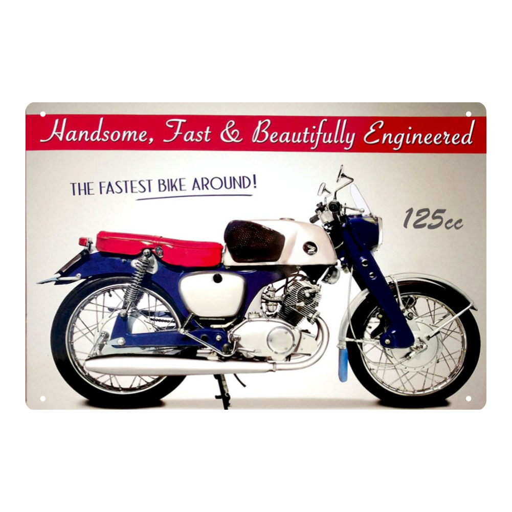 Honda 125cc Motorcycle Ad
