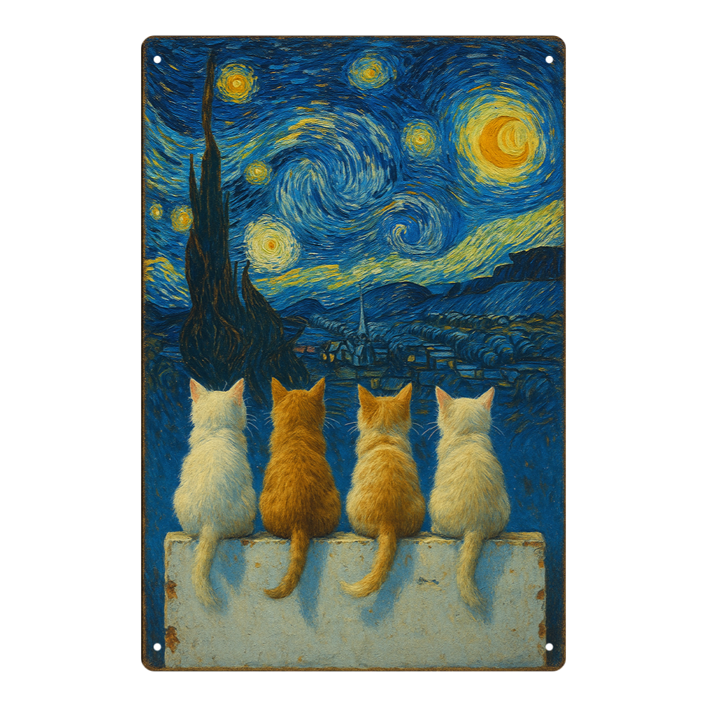 Starry Night Cats