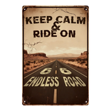 Keep Calm & Ride On Route 66